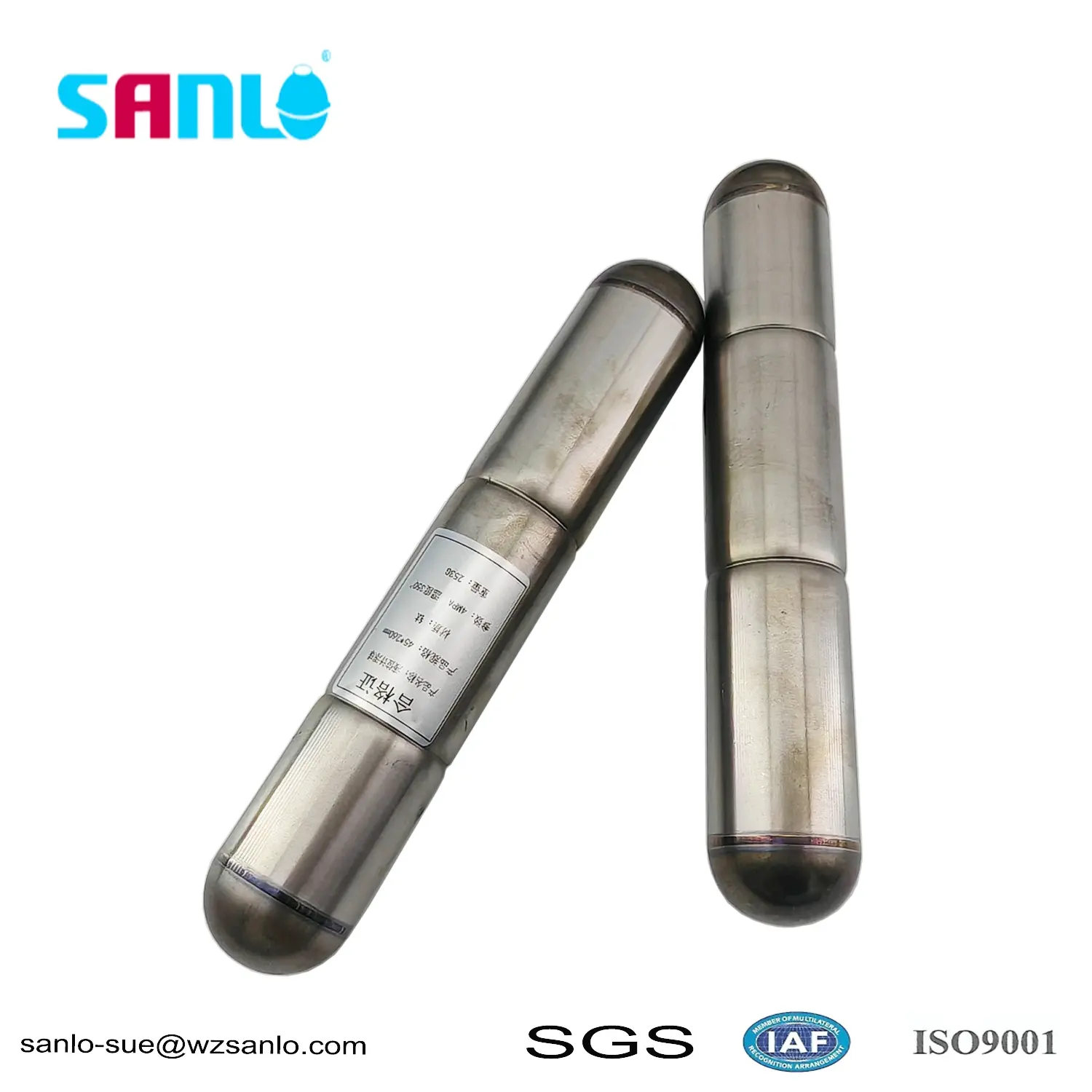 ลูกบอลลอยโลหะไทเทเนียม 45*260